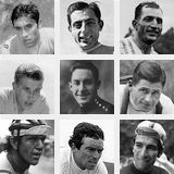 I pi grandi campioni del ciclismo: Merckx, Coppi, Bartali, Anquetil, Girardengo, Binda, De Vlaemink, Hinault, Gimondi