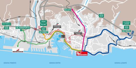 Salone Nautico Genova - Mappa della viabilità